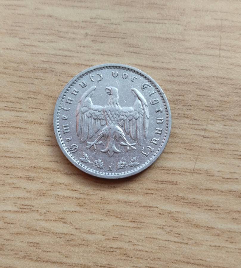 Deutsche Reich 1934 A 1 Reichsmark. Nice coin.