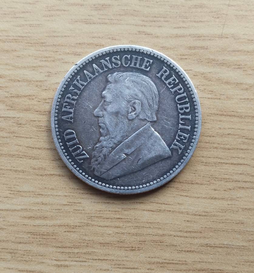 ZAR Paul Kruger 1895 Silver Half Crown. Nice coin!!