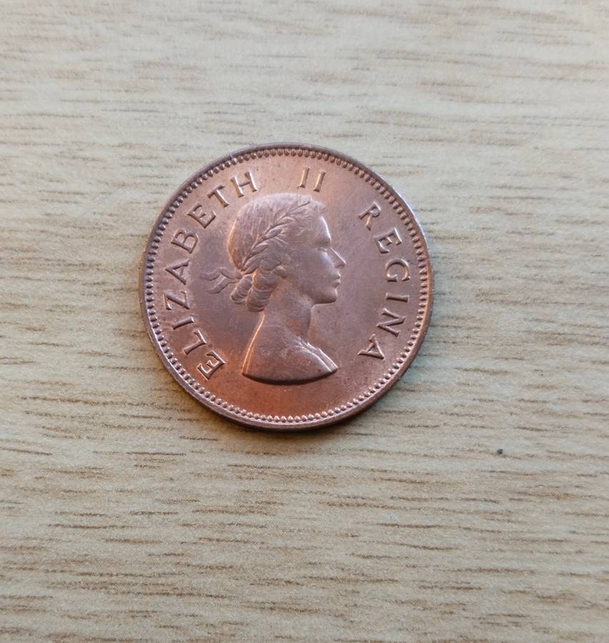South Africa 1957 Half Penny. Great condition.