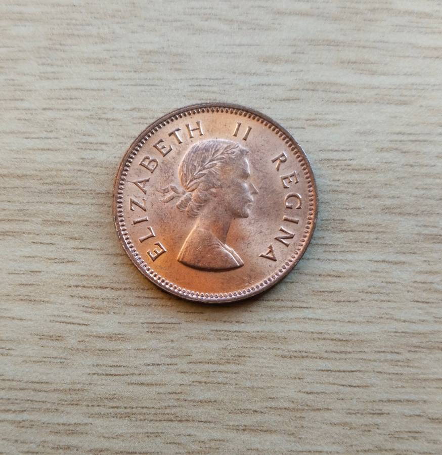 South Africa 1955 Half Penny. Great condition.