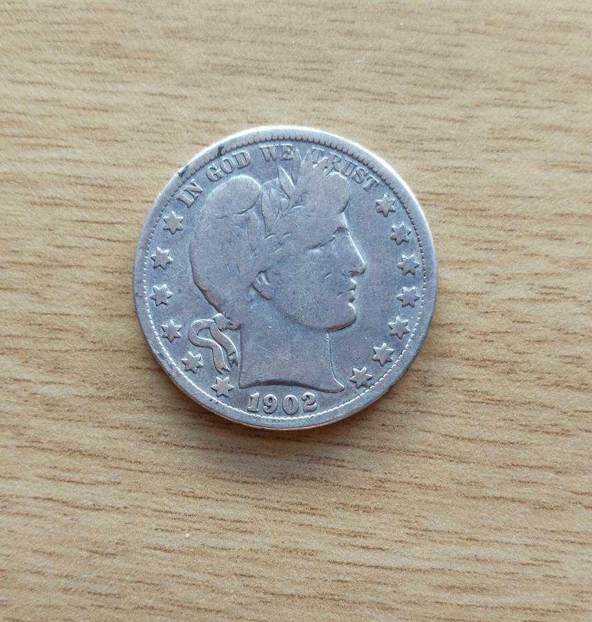 America 1902 O Half Dollar.