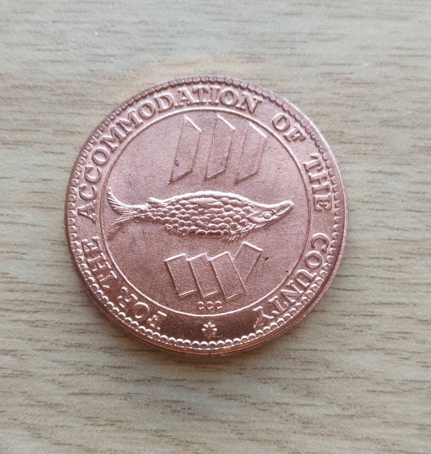 Great Britain Cornwall 1811 Commemorative Medal.