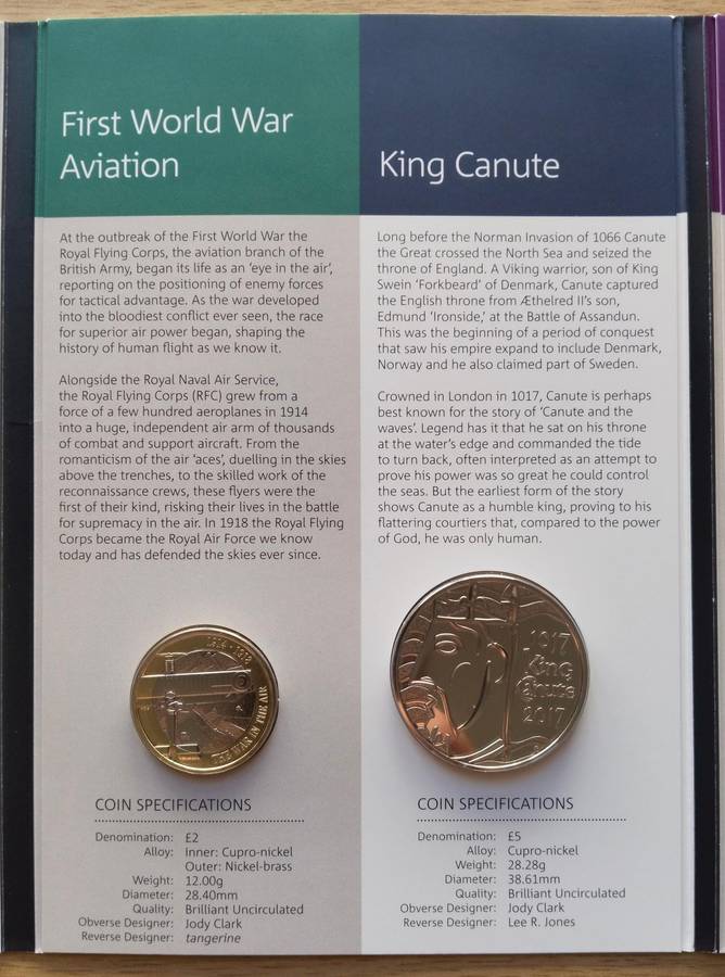 Great Britain 2017 UNC PROOF Coin set. Great Collection!!