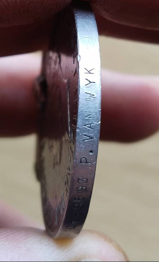 WW11 Medal Awarded to C169593 P. VAN WYK