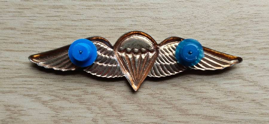 SADF Parachute Parabat Wings Pin.