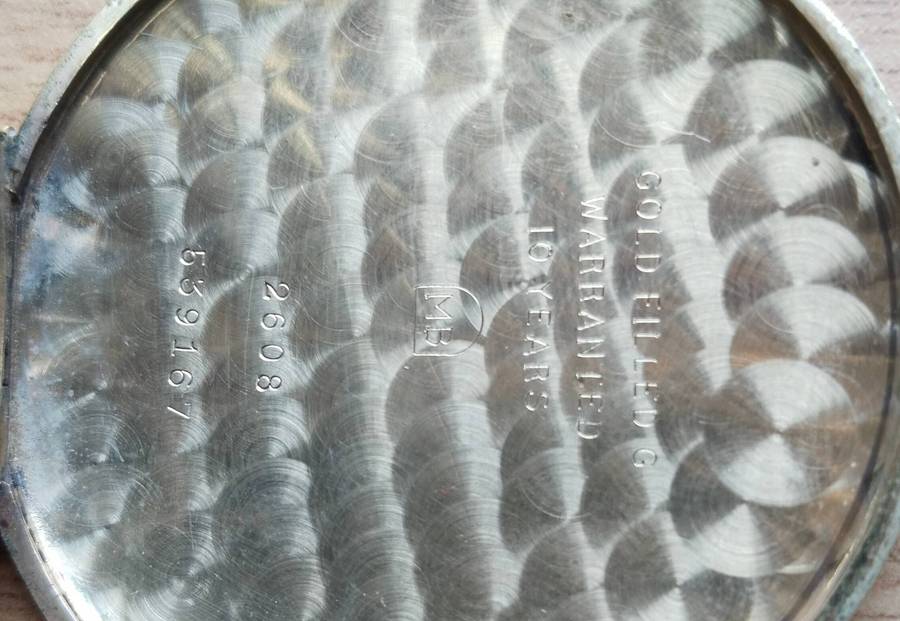 Avia Swiss Made Gold Filled Vintage Antique Pocket Watch. Working.