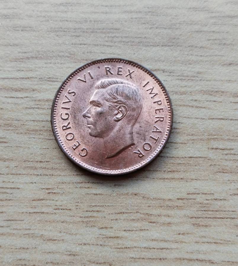 South Africa 1943 Quarter Penny Farthing