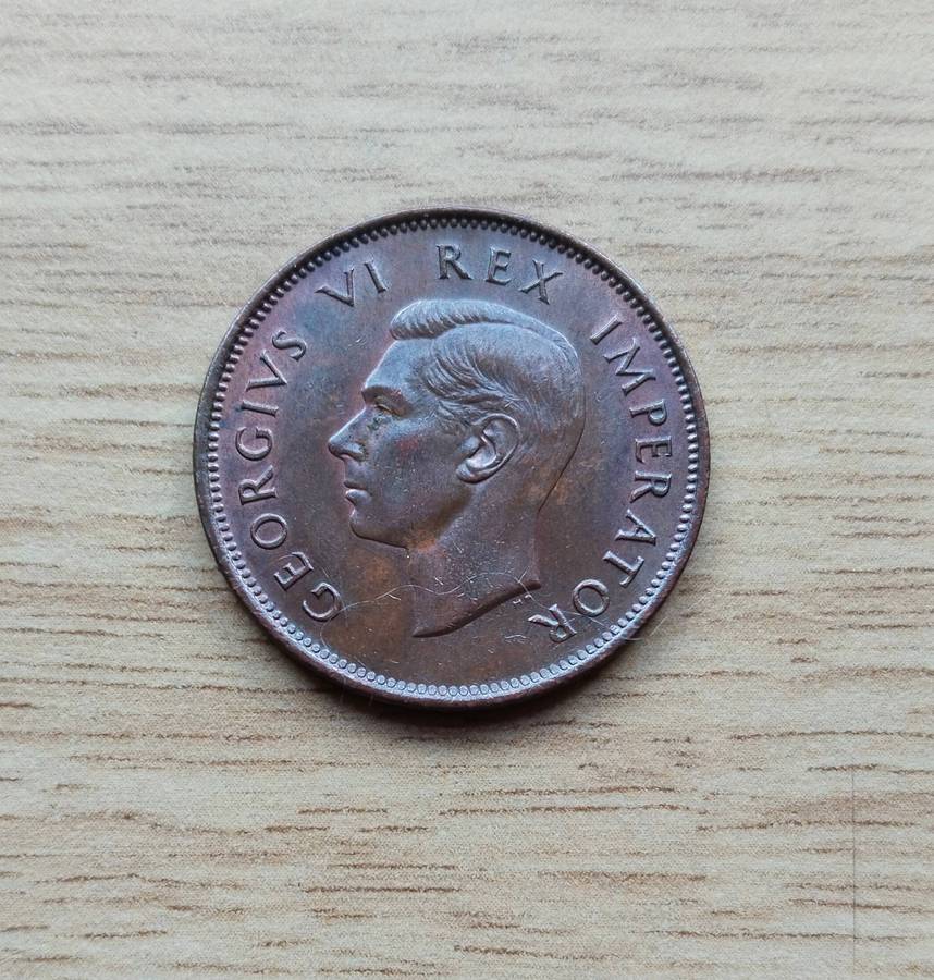 South Africa 1942 Half Penny.