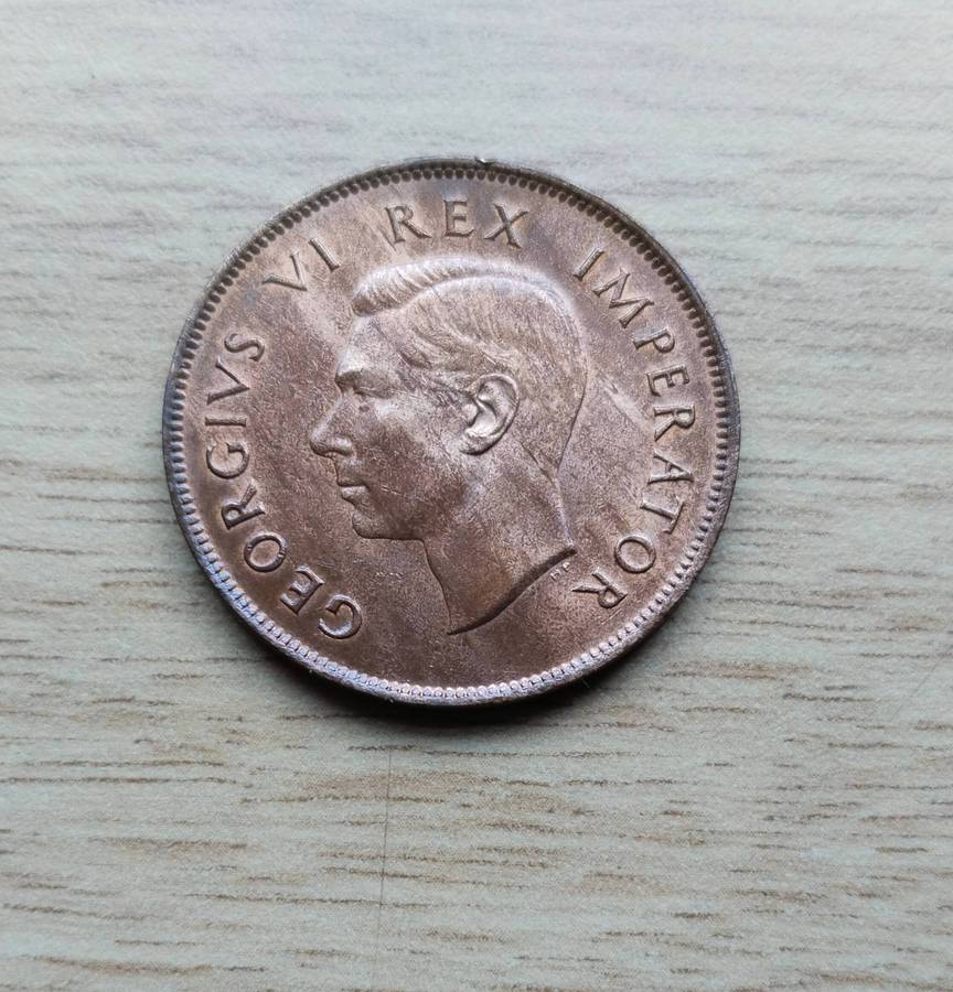 South Africa 1937 Penny.