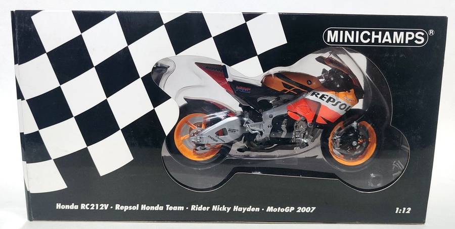 *AS NEW/RARE/BOXED* 1/12 Minichamps - Honda RC212V Repsol Nicky Hayden MotoGP 2007