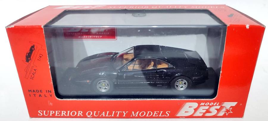 **BOXED/MINT** 1/43 Best Model Ferrari 308 GTB Nero/Black (9209)