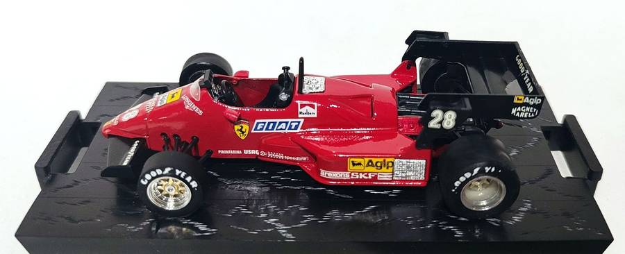 **Pre-loved** 1/43 Brumm Ferrari 126 C4 F1 1984 #28 Rene Arnoux
