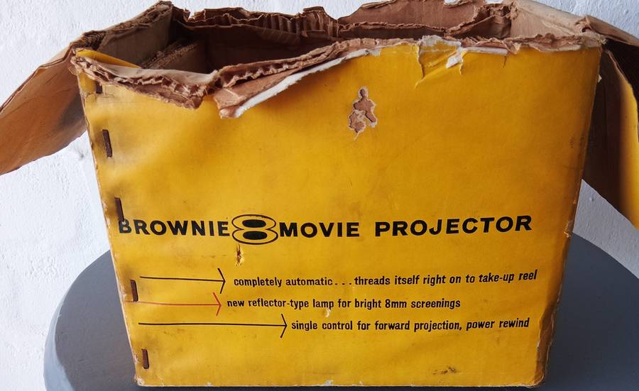 Kodak Brownie 8 8mm Cine Projector Model A15 1960's Boxed