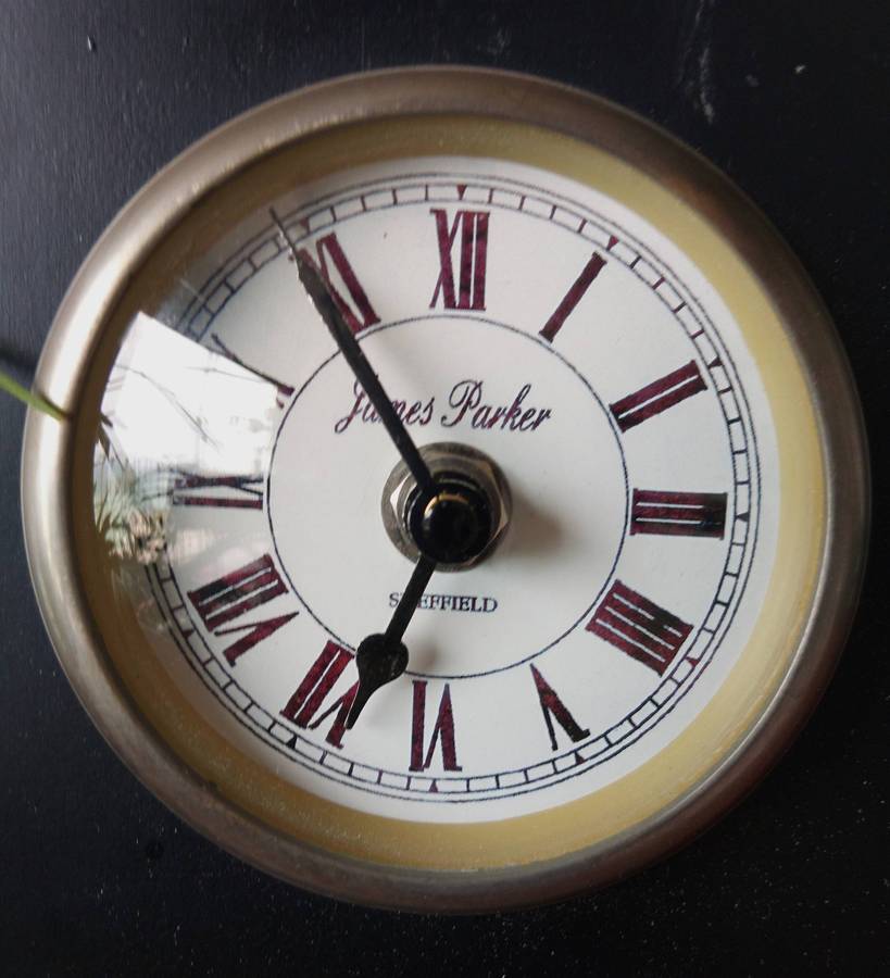 Vintage James Parker Sheffield Desk Clock