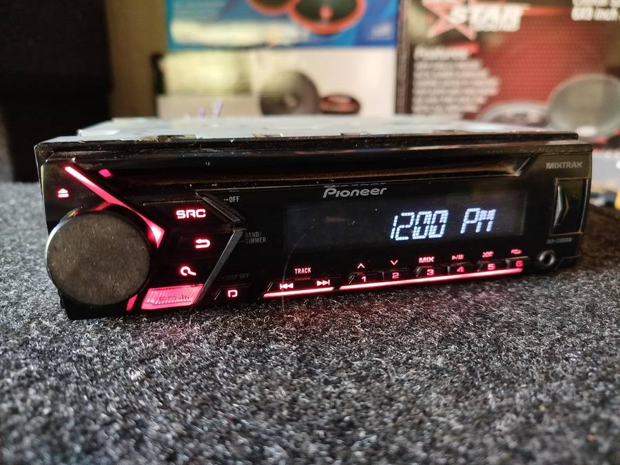 Pioneer Single Din Car Media Player with USB/AUX/CD (DEH-S1050UB)