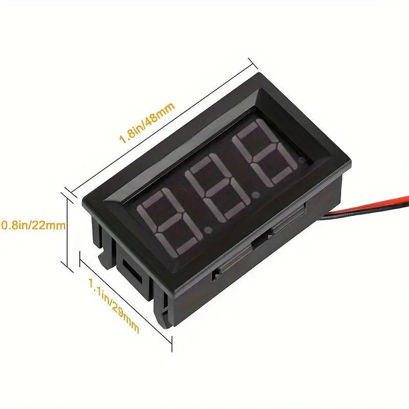 Digital Voltmeter DC 4.5-30V - Blue