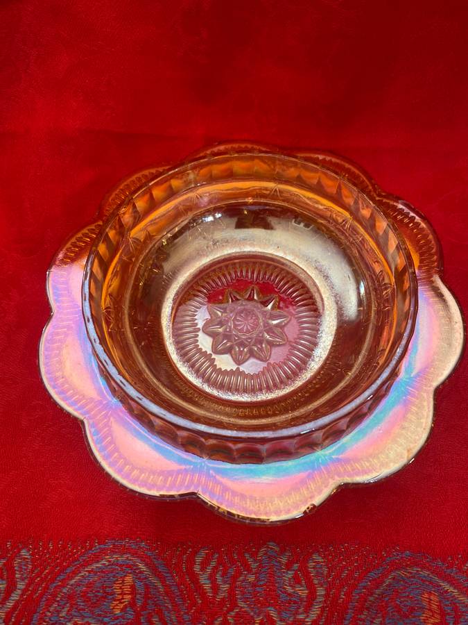 Carnival Glass Bowl