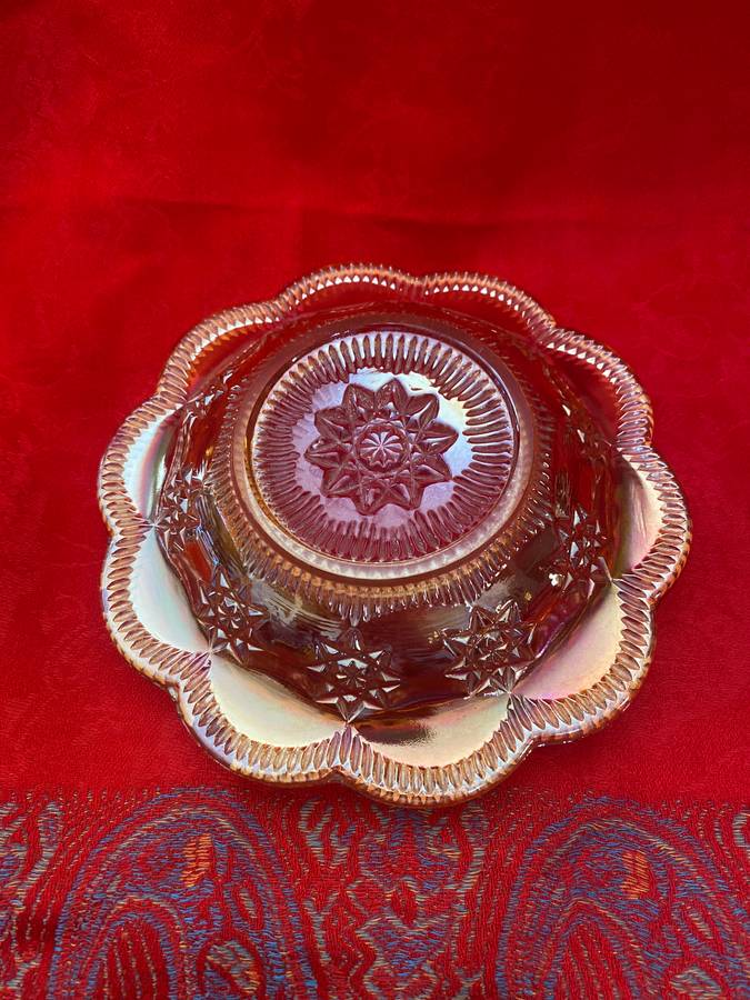 Carnival Glass Bowl