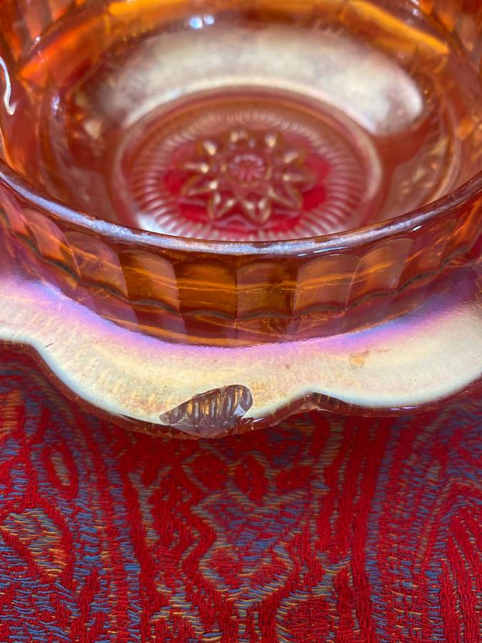 Carnival Glass Bowl