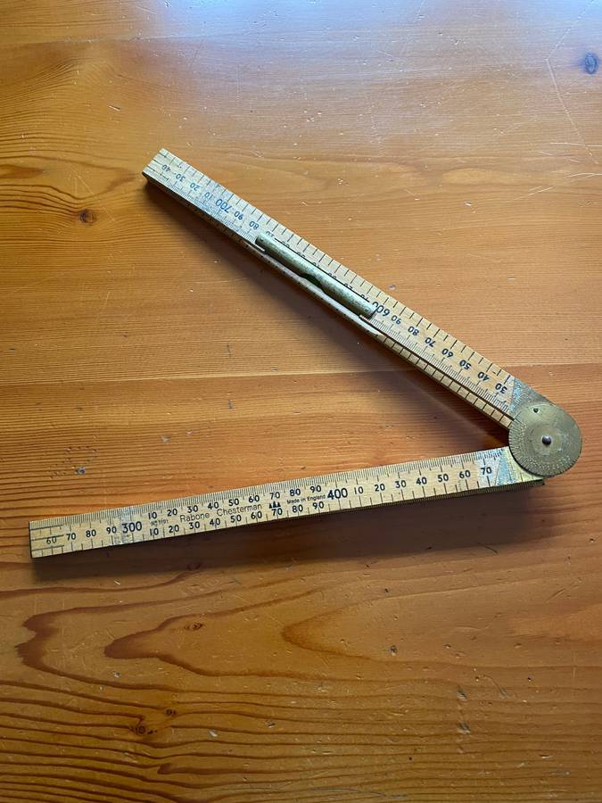 Vintage Wood Work Ruler