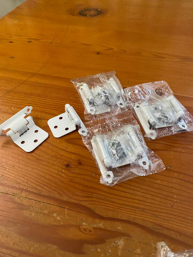 CUPBOARD DOOR HINDGES , SET OF 8