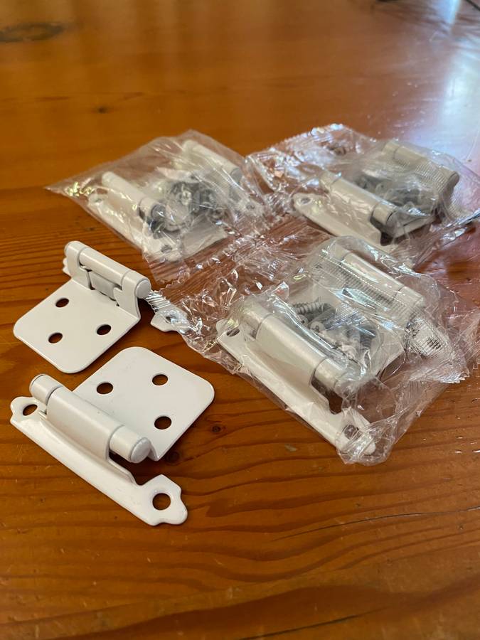 CUPBOARD DOOR HINDGES , SET OF 8