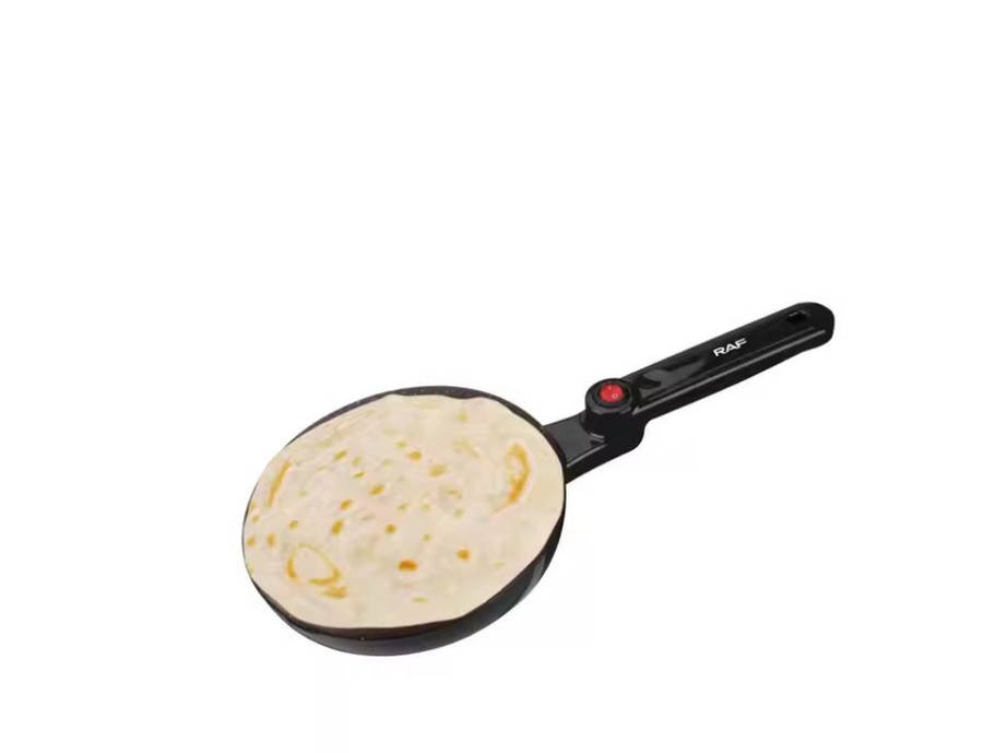 RAF 650w. Non-Stick Crepe Making Pan - Black