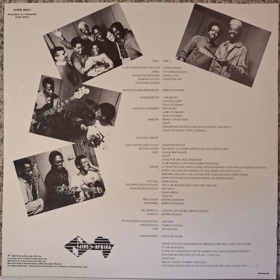 Jonathan Butler - Jonathan Butler (LP)