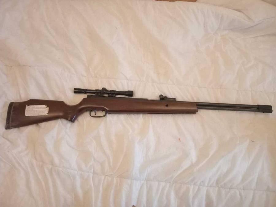High powered spring loaded air rifle