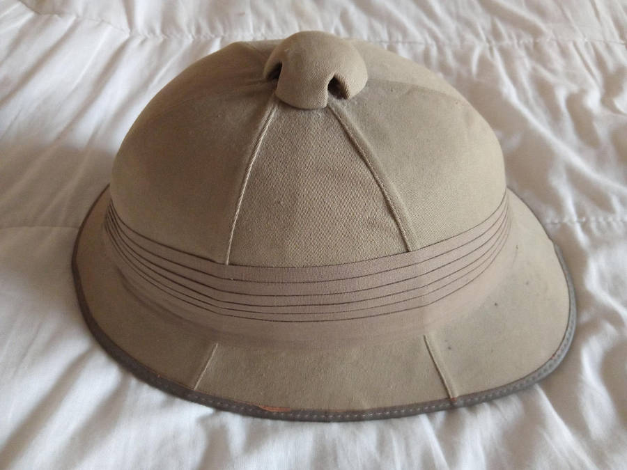 British Rhodesia bush war pith helmet