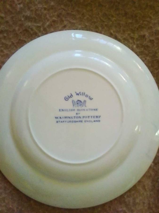 Vintage side plates, 11 in total, Make: Old Willow