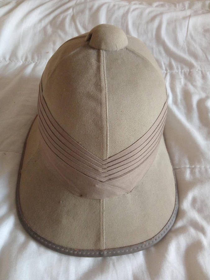 British Rhodesia bush war pith helmet