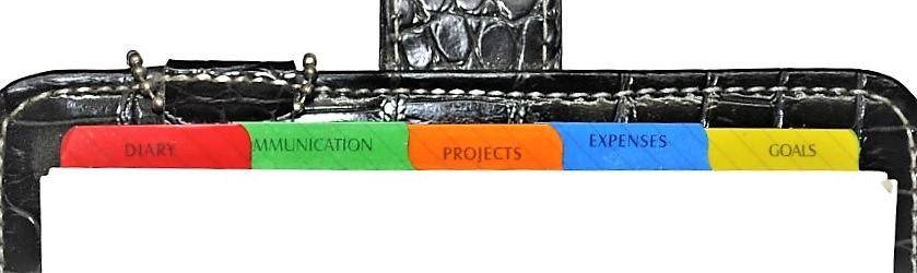 New Black Real Leather Crocodile-Texture Advantage Organiser