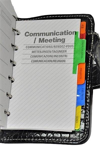 New Black Real Leather Crocodile-Texture Advantage Organiser