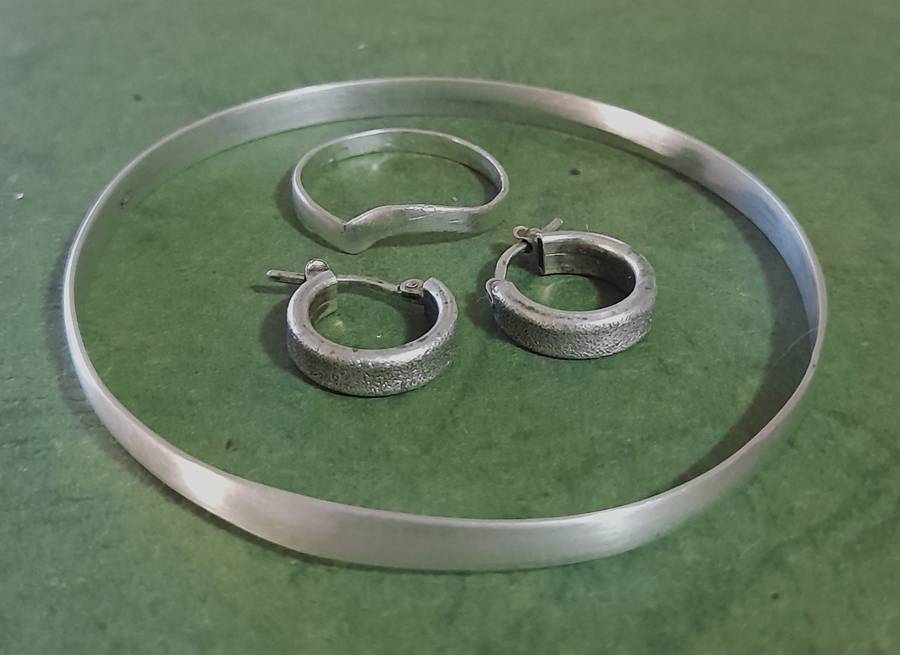 Mixed Lot of Vintage 925 Sterling Silver Jewellery