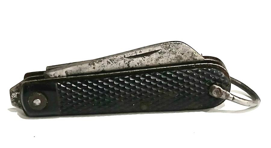 WWI British Army Issue Clasp Knife - Broad Arrow & Sheffield Mark