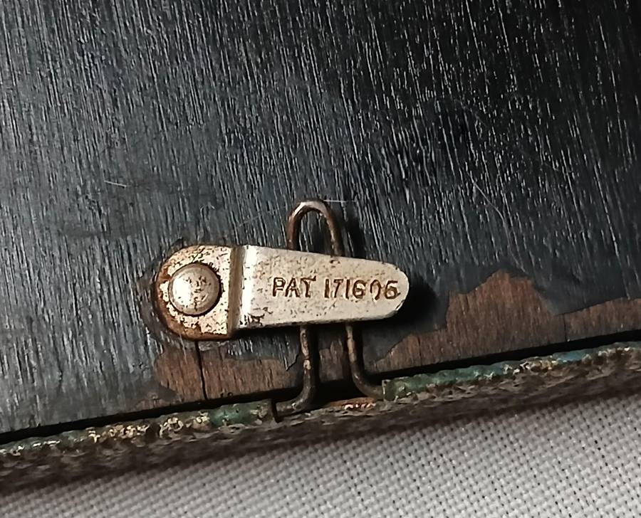 Pair of Rare Antique WWB Ltd (Wilkes & Brookes) Art Deco Silverplated Convex Glass Picture Frames