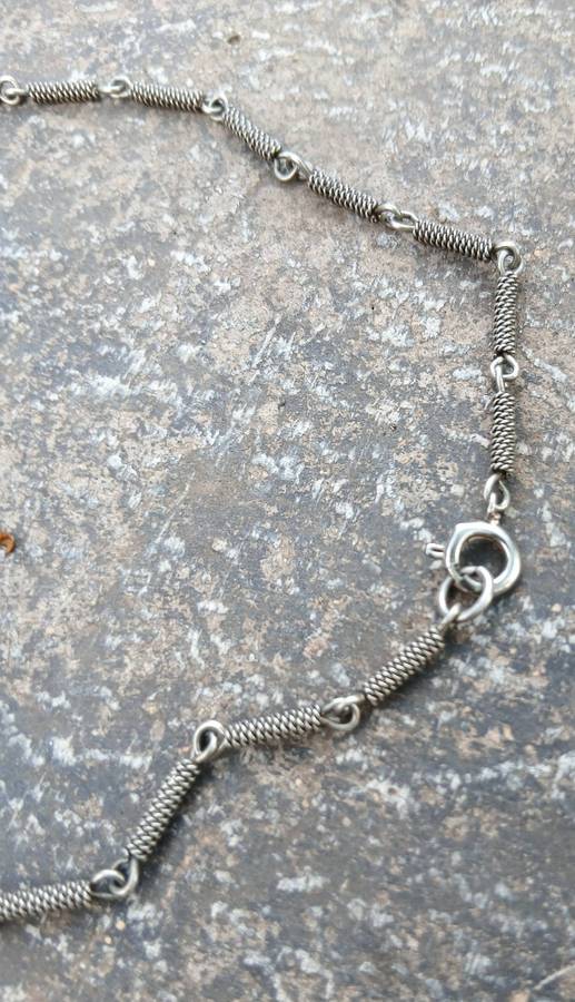 Vintage Israeli Sterling Silver Necklace | Carnelian Bib Design