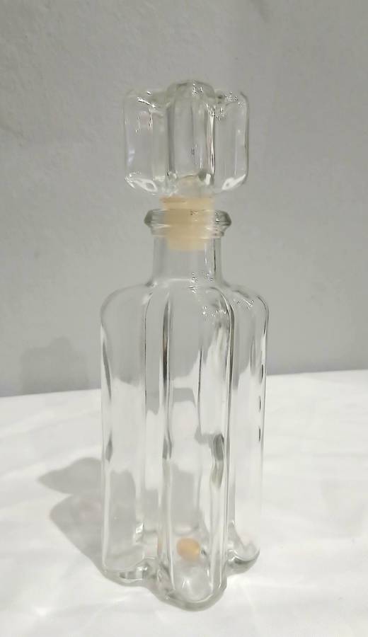 Vintage Revlon Charlie Splash-On Cologne Bottle | Made in France | Clear Glass with Stopper