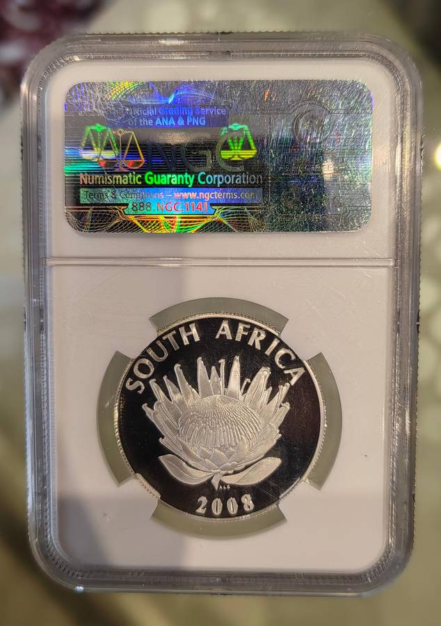 2008 R1 MAHATMA GANDHI NGC GRADED