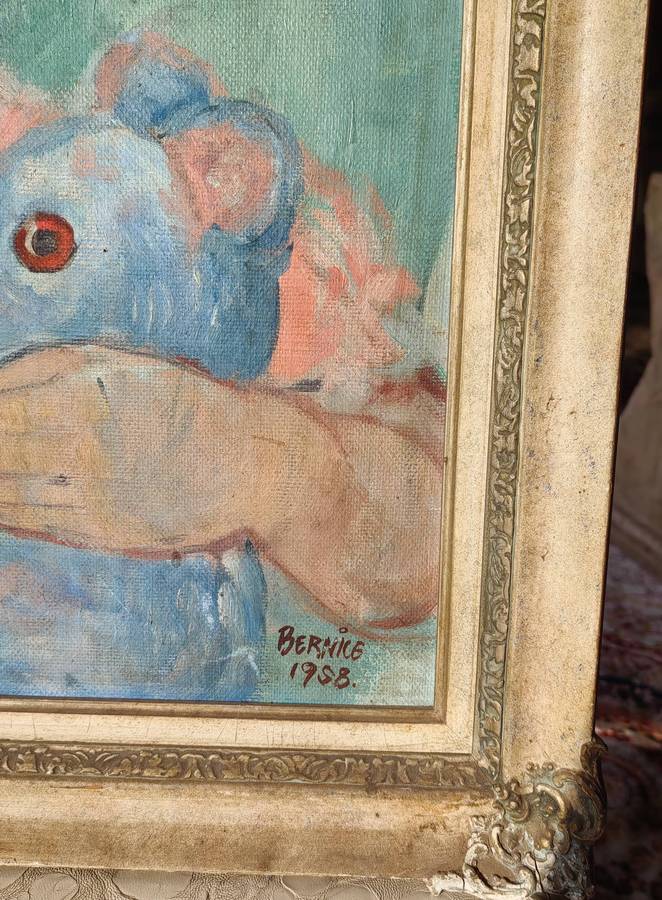 Vintage oil painting