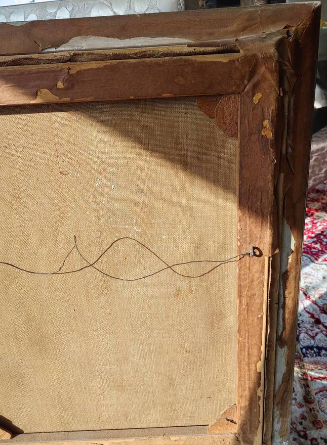 Vintage oil painting