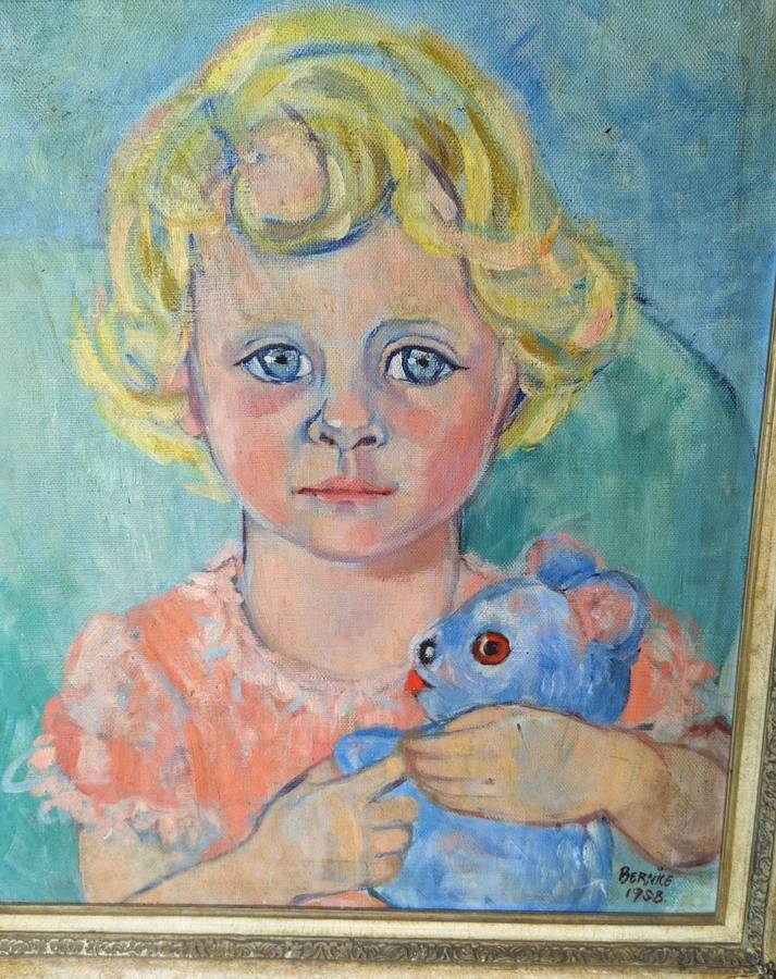 Vintage oil painting