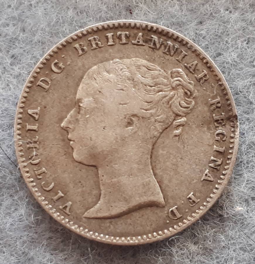 1843 GREAT BRITAIN THREEPENCE