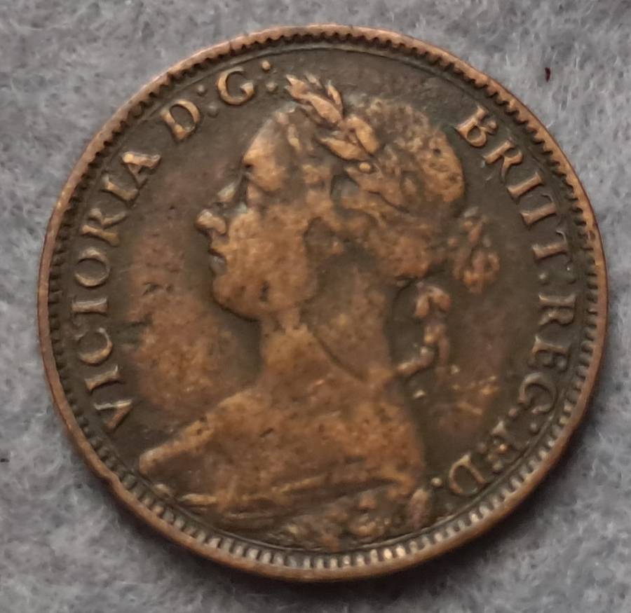 1885 GREAT BRITAIN FARTHING