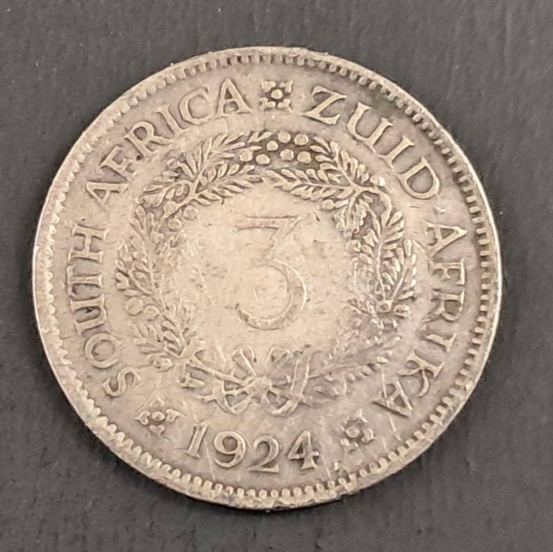 1924 SAU THREEPENCE