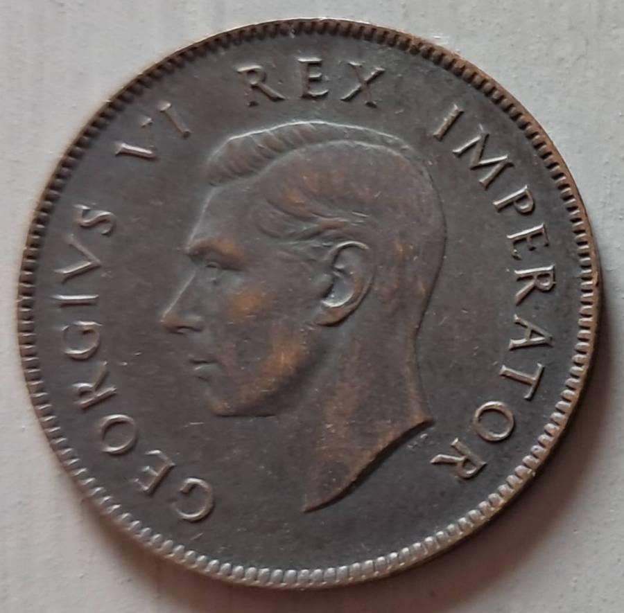 1939 UNION OF S.A : 1/4 PENNY