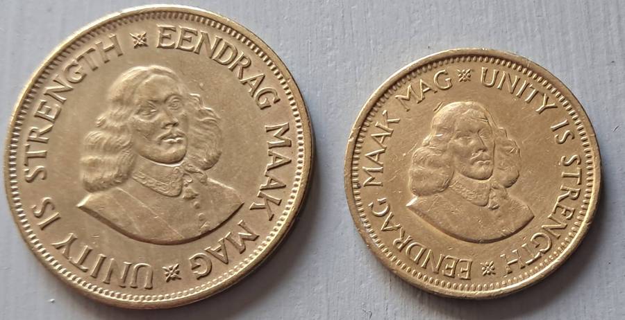 1963 RSA 1/2 & 1 CENT : GREAT CONDITION PAIR