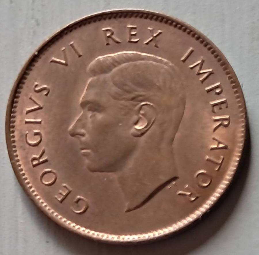1947 UNION OF S.A HIGH GRADE 1/4 PENNY