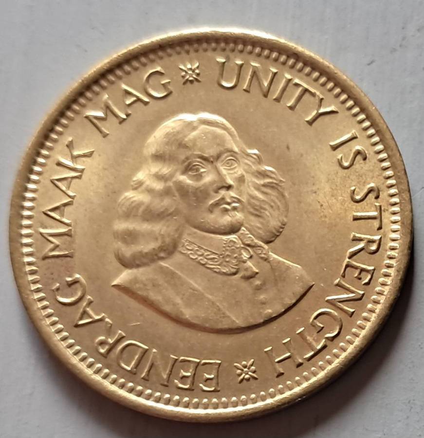 1964 RSA 1/2 CENT : UNC